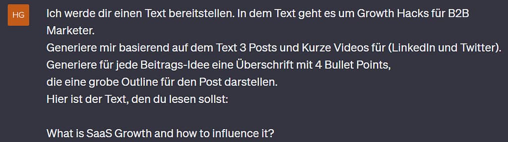 ChatGPT: so generierst Du Ideen für Social Media Posts - Prompt